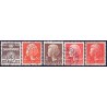 1974. Dr. Margrethe II. AFA nr. 571-74 + 574A postfrisk  stemplet FDC