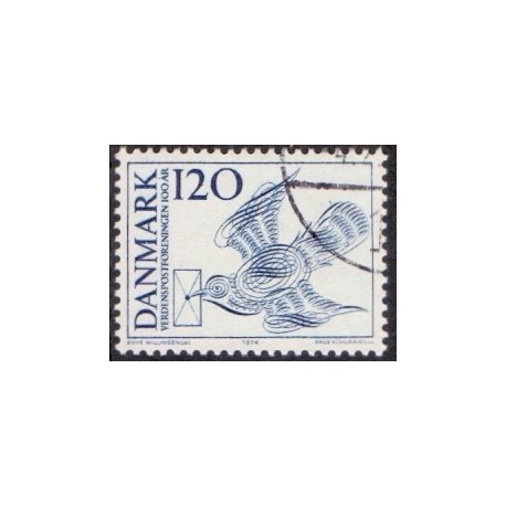 1974. Verdenspostforeningen. AFA nr. 579 postfrisk    stemplet FDC