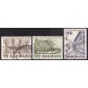 1975. Byggefredningsår. AFA nr. 591-93 postfrisk   stemplet FDC