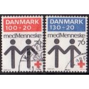 1976. Dansk Røde Kors. AFA nr. 611-12 postfrisk  stemplet FDC