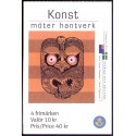 Sverige 2002. Kunsthåndværk. AFA 2230-31, postfrisk sammentryk  stemplet  hæfte FDC parstykkke