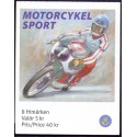 Sverige 2002. Motorcykelsport. AFA 2240-47, i postfrisk sammentryk  stemplet  hæfte FDC parstykkke