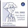 Sverige 2002. Julefrimærker. AFA 2255-58,  postfrisk hæfte stemplet  hæfte FDC parstykkke