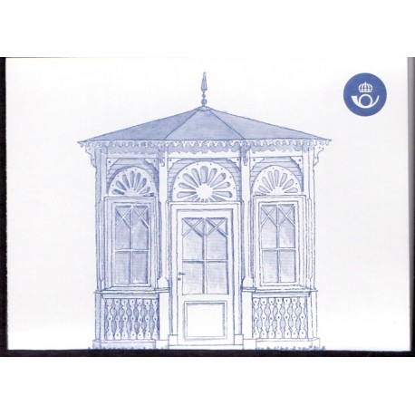Sverige 2003. Lysthuse. AFA 2283-87,  postfrisk stemplet  hæfte FDC parstykkke