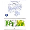 Sverige 2005. Forårsblomster. AFA nr. 2393-96, postfrisk sammentryk stemplet  hæfte FDC parstykkke
