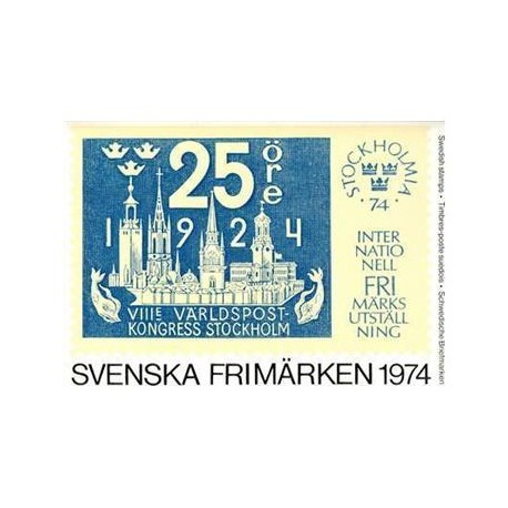 Sverige/Sweden. Complet Year set 1974