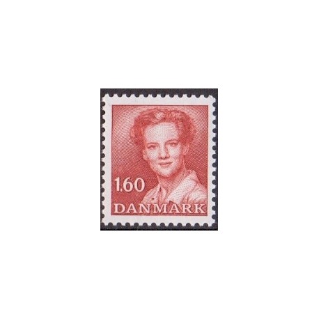 1982. Nyt dagligmærke Dr. Margrethe II . AFA nr. 743 postfrisk   Stemplet FDC