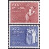 1982. Europamærke / CEPT AFA nr. 747-48 postfrisk   Stemplet FDC
