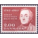 1982. Steen Steensen Blicher AFA nr. 759 postfrisk  Stemplet FDC