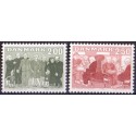 1983. Ældre i samfundet. AFA nr. 785-86 postfrisk  Stemplet FDC