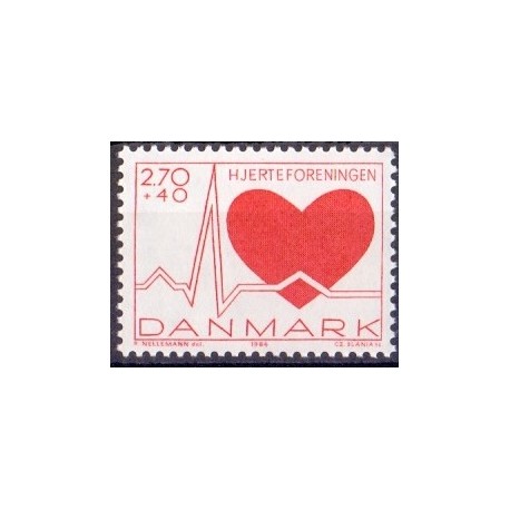 1984. Hvidsten Kro. AFA nr. 807 postfrisk Stemplet FDC