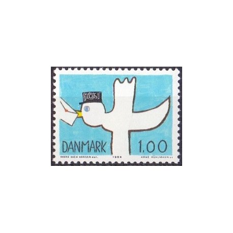 1984. Postfugl. AFA nr. 813 postfrisk Stemplet FDC