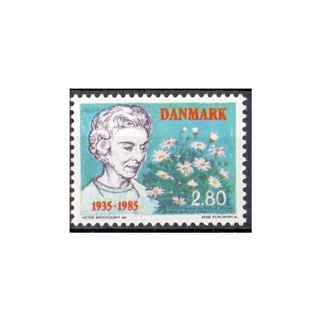 1985. Dr. Ingrid. AFA nr. 832 postfrisk   Stemplet FDC