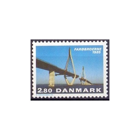 1985. Farøbroerne. AFA nr. 833 postfrisk   Stemplet FDC