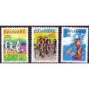 1985. Sport. AFA nr. 836-38 postfrisk  Stemplet FDC