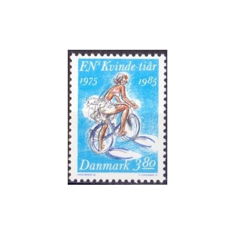 1985. FN's Kvindeår. AFA nr. 839 postfrisk  Stemplet FDC