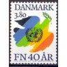 1985. FN 40-års jubilæum. AFA nr. 841 postfrisk   Stemplet FDC