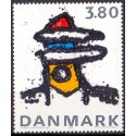 1985. Kunst af Robert jacobsen. AFA nr. 846 postfrisk   Stemplet FDC