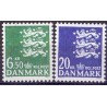 1986. Suppleringsværdier. AFA nr. 847-48 postfrisk  Stemplet FDC