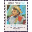 1986. Poul Reichhardt. AFA nr. 851 postfrisk    Stemplet FDC