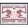 1986. Dansk Blindesamfund. AFA nr. 853 postfrisk   Stemplet FDC