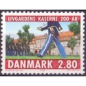 1986. Livgardens kaserne. AFA nr. 854 postfrisk  Stemplet FDC