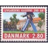 1986. Livgardens kaserne. AFA nr. 854 postfrisk  Stemplet FDC