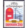 1986. PTTI's Europakongres. AFA nr. 863 postfrisk  Stemplet FDC