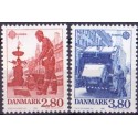 1986. Europamærker / CEPT. AFA nr. 870-71 postfrisk  Stemplet FDC