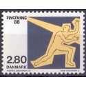 1986. Flygtning 86. AFA nr. 872 postfrisk   Stemplet FDC