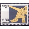 1986. Flygtning 86. AFA nr. 872 postfrisk   Stemplet FDC