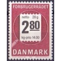 1987. Forbrugerrådet. AFA nr. 878 postfrisk   Stemplet FDC