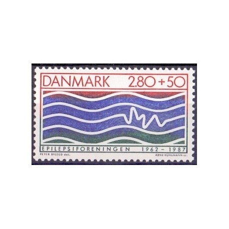 1987. Dansk Epilepsiforeningen. AFA nr. 890 postfrisk    Stemplet FDC