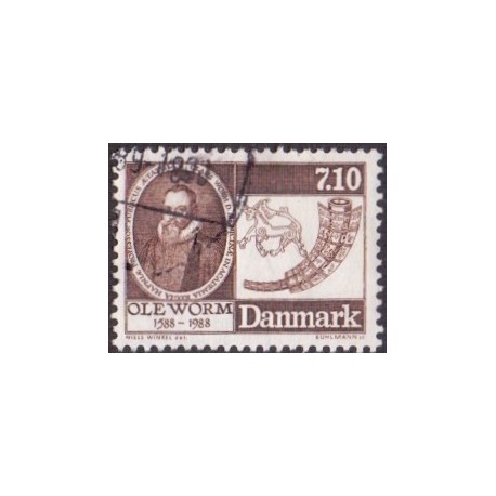 1988. Ole Worm. AFA nr. 905 postfrisk   Stemplet FDC