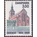 1988. Odense by 1000 år. AFA nr. 906 postfrisk   Stemplet FDC