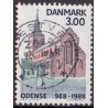 1988. Odense by 1000 år. AFA nr. 906 postfrisk   Stemplet FDC