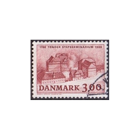 1988. Tønder Statsseminarium. AFA nr. 916 postfrisk    Stemplet FDC