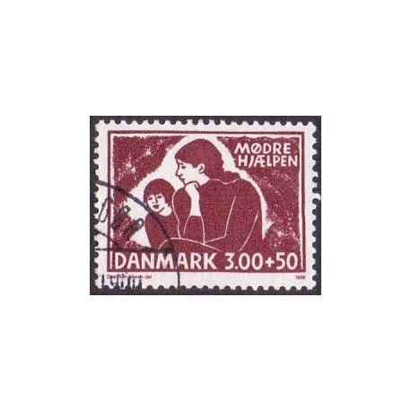 1988. Mødrehjælpen. AFA nr. 917 postfrisk   Stemplet FDC