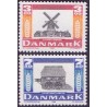 1988. Danske møller. AFA nr. 919-20 postfrisk    Stemplet FDC