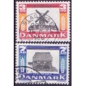 1988. Danske møller. AFA nr. 919-20 postfrisk    Stemplet FDC