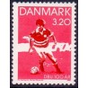 1989. DBU 100 års jubilæum. AFA nr. 935 postfrisk   Stemplet FDC