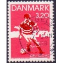 1989. DBU 100 års jubilæum. AFA nr. 935 postfrisk   Stemplet FDC