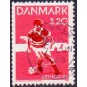 1989. DBU 100 års jubilæum. AFA nr. 935 postfrisk   Stemplet FDC