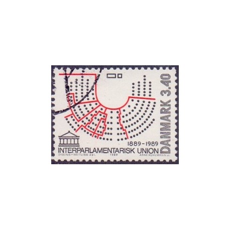 1989. Interparlamentarisk union. AFA nr. 941 postfrisk   Stemplet FDC