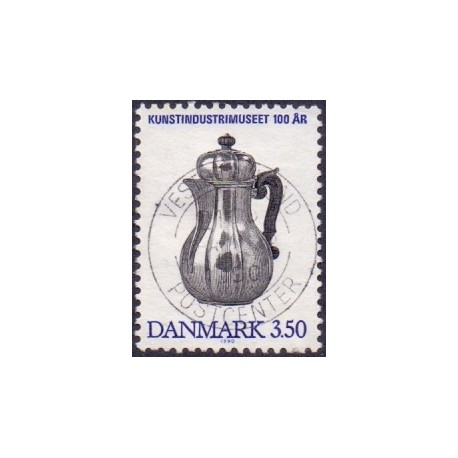 1990. Kunstindustrimuseet. AFA nr. 960 postfrisk     Stemplet FDC