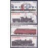 1991. Lokomotiver. AFA nr. 985-88 postfrisk      Stemplet FDC