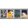 1991. Plakatkunst. AFA nr. 999-1002 postfrisk         Stemplet FDC