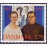 1992. Dr. Margrethes sølvbryllup. AFA nr. 1023 postfrisk            Stemplet FDC
