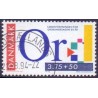 1992. Ordblindesagen 50 år.  AFA nr. 1025 postfrisk           Stemplet FDC
