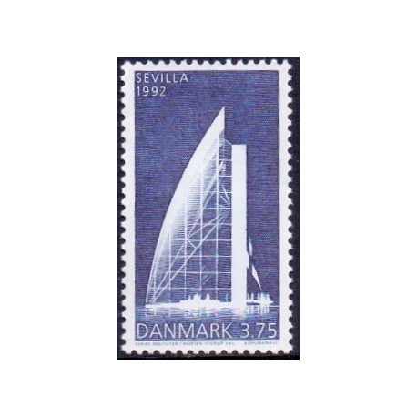 1992. EXPO 92 i Sevilla.  AFA nr. 1026 postfrisk          Stemplet FDC